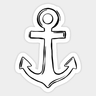 Anchor Sketch Sticker